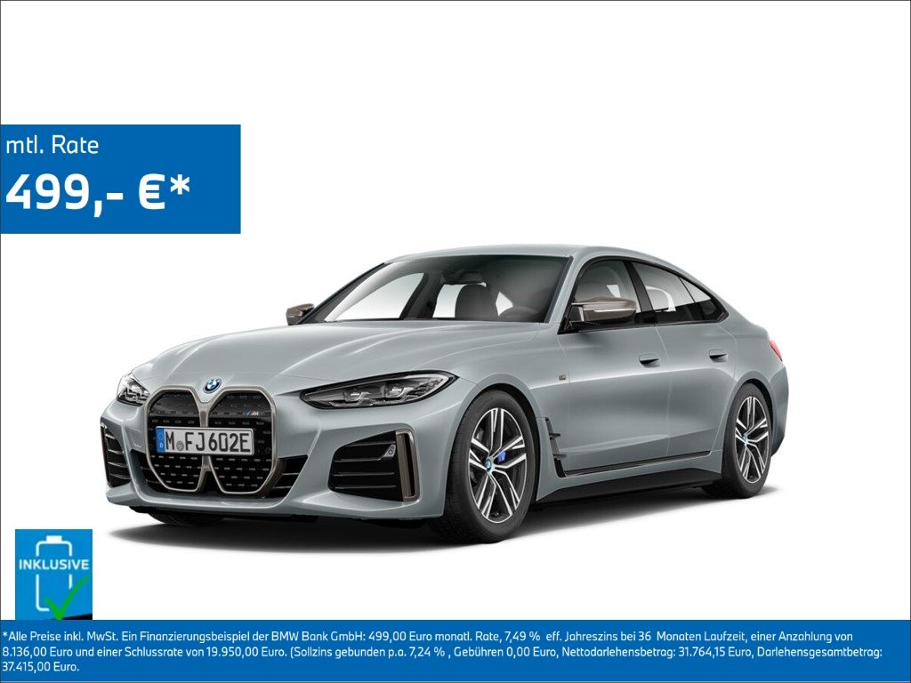 BMW i4 M50 Gran Coupe/M-Pro/Glasdach/Navi/ha&amp;ka