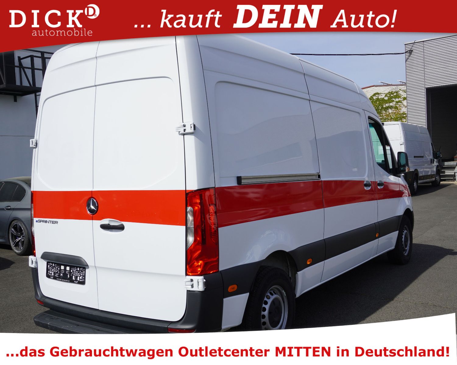 Fahrzeugabbildung Mercedes-Benz eSprinter 312 FWD L2H2 >KLIMA+NAVI+KAM+LEDER+SHZ