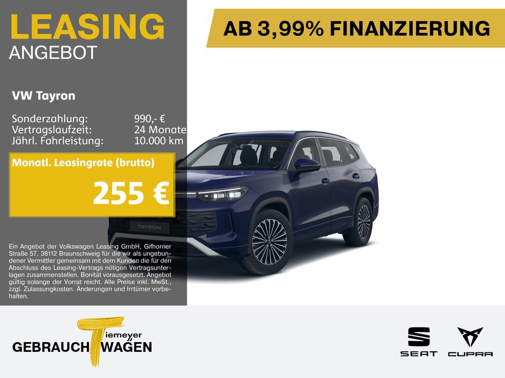 Volkswagen Tayron 1.5 eTSI LM18 7SITZE HD-MATRIX 360°