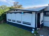 Hobby Wohnwagen Prestige 650 KFU + Vorzelt von Güsto - Hobby Prestige 650