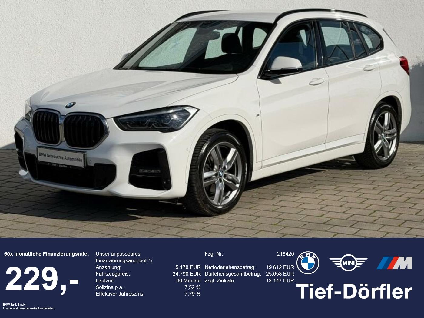 BMW X1 sDrive18i M Sport LED/AHK/CAM/NAVI/Tempo/Shz