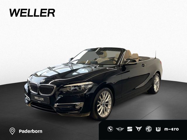 BMW 218i Cabrio Luxury Line - Navi,LED,AHK,Leder,17"