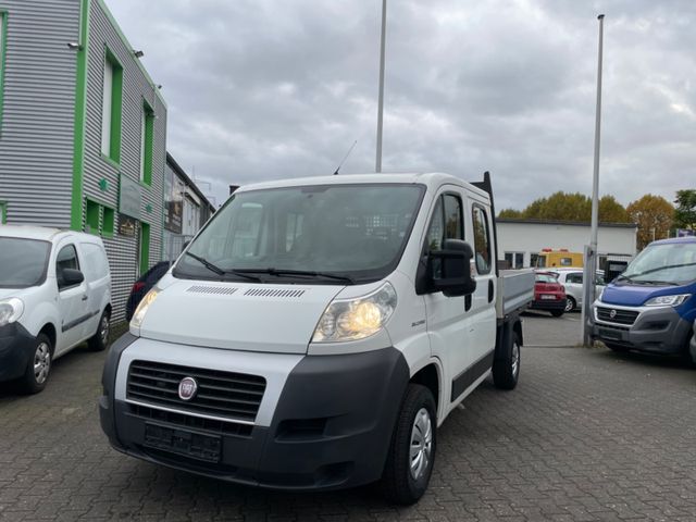 Fiat Ducato Pritsche DoKa*7-Sitze*Klima*AHK*TÜV NEU*