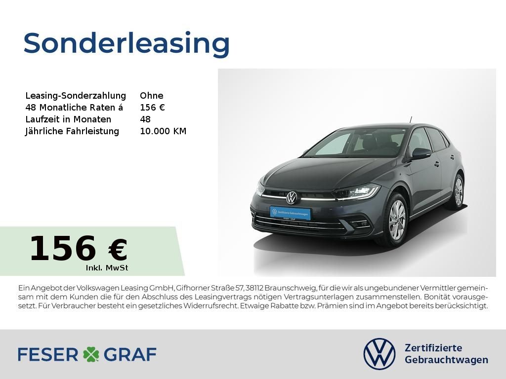 Volkswagen Polo Style 1.0 TSI Navi IQ-LED ParkAssist SiHz
