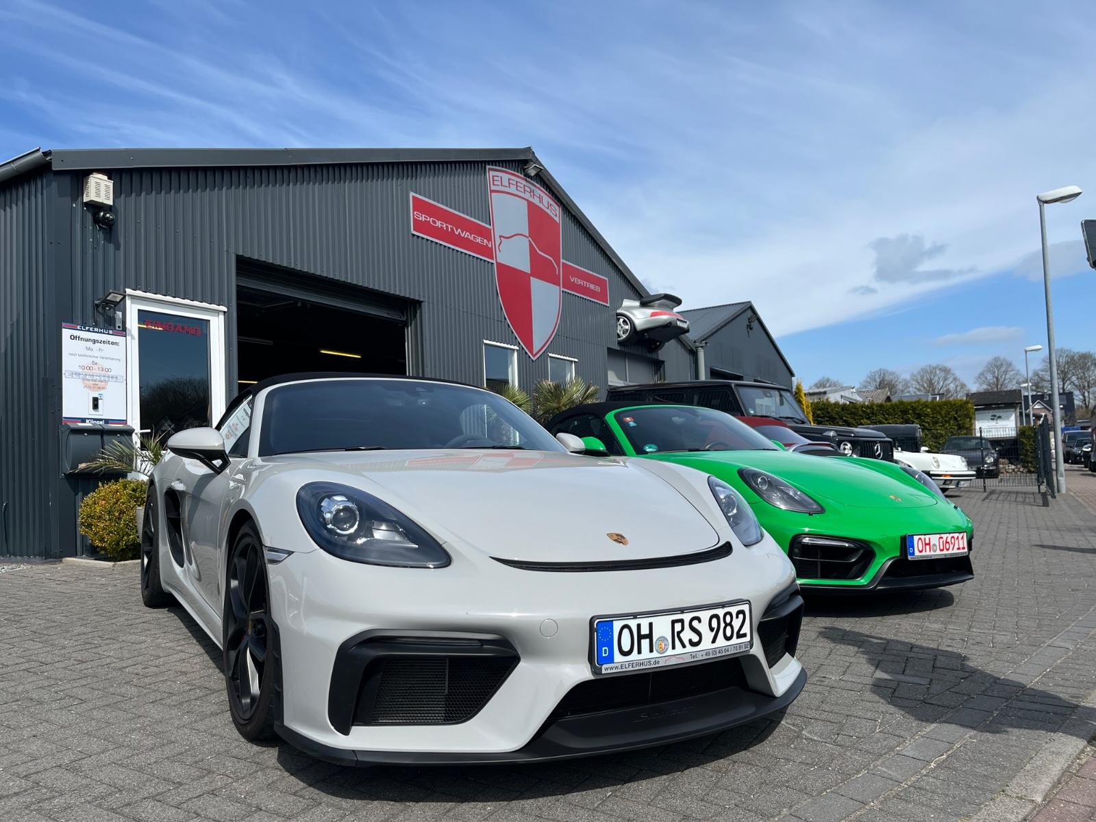 Porsche 718 Boxster Spyder Kreide/Bose/Carbon