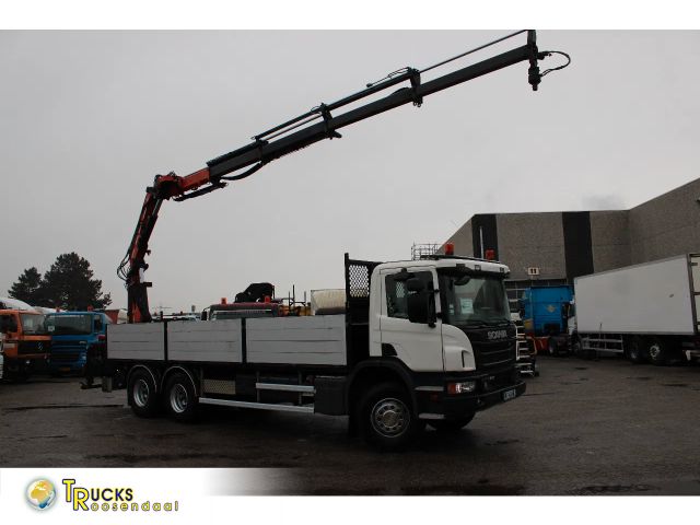 Scania P410 + atlas 190 4x hydrolic + 6x4 remote + EURO