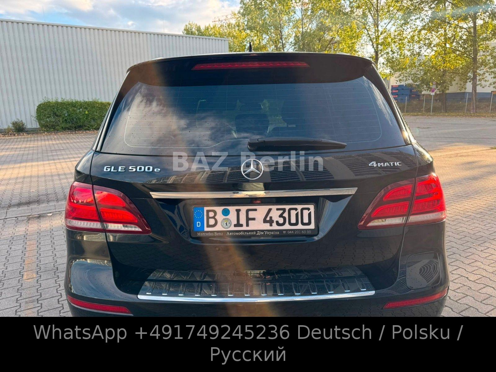 Mercedes-Benz GLE 500 GLE GLE 500 e 4Matic Scheckheft 1 Hand