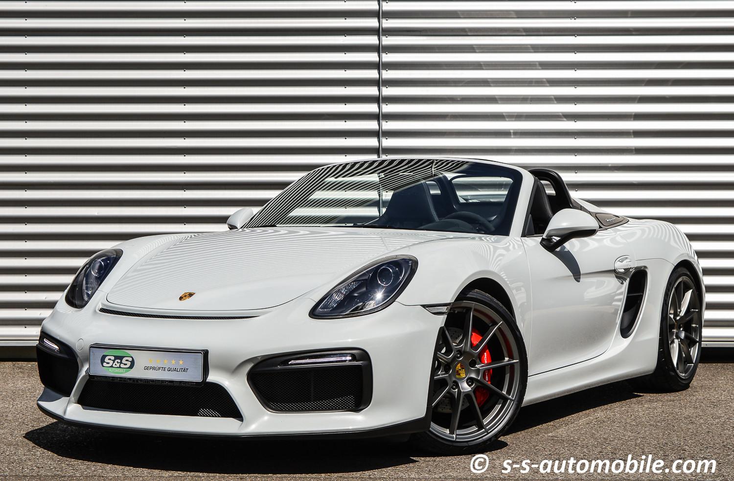 Porsche Boxster Spyder Schalensitze Chrono Navi 1.Hand