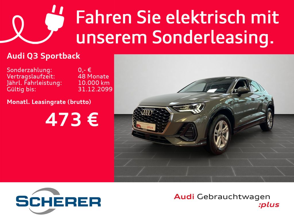 Q3 Sportback 45 TFSI e S Tronic Led,Navi,RFK