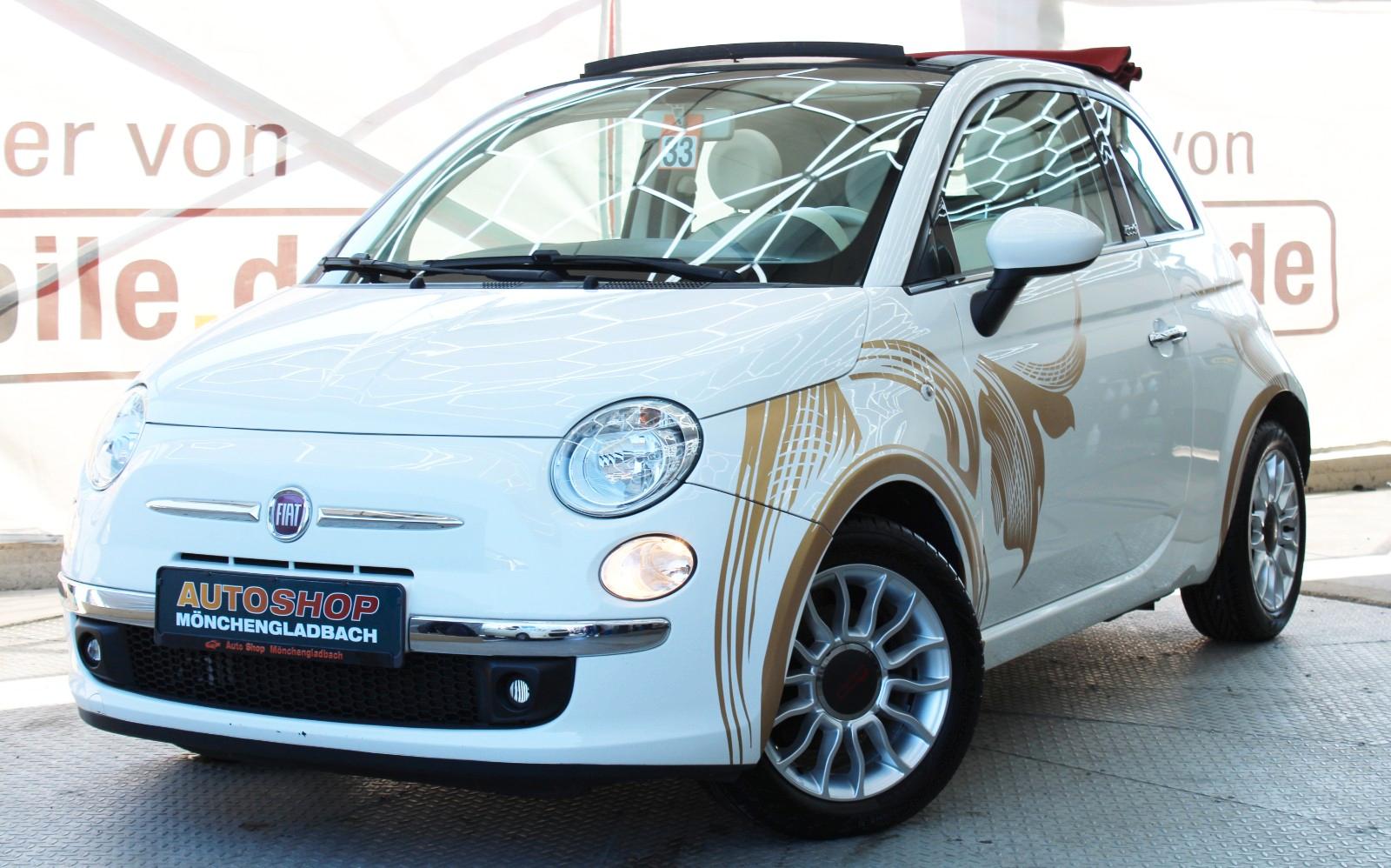 Fiat 500 Lounge*TÜV&Inspekt. Neu*Navi*USB*Faltdach*
