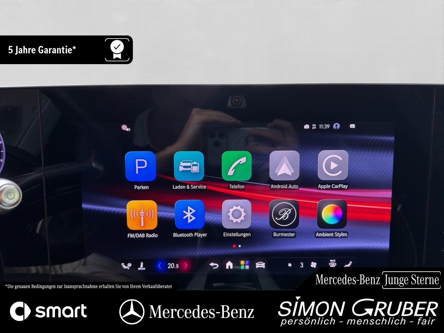 Fahrzeugabbildung Mercedes-Benz CLA 250+ EQ AMG Night Burm Memo MBeam DA AHK