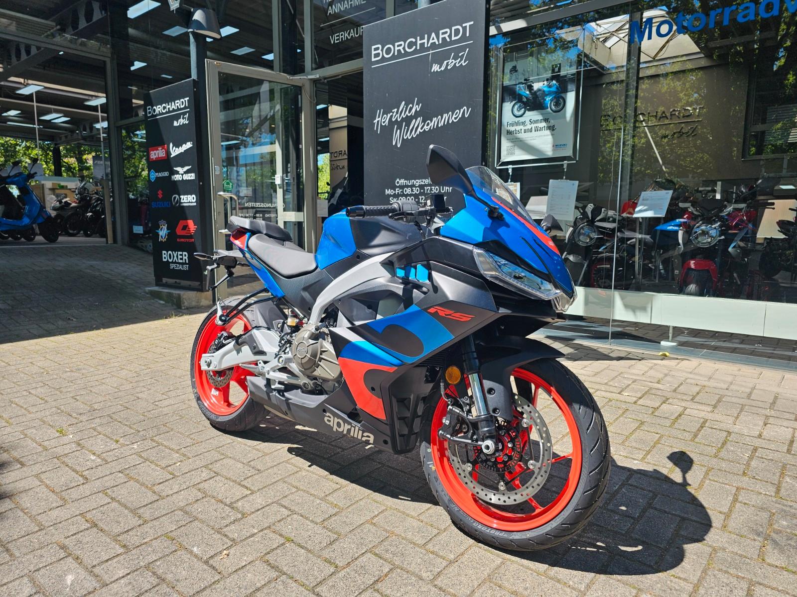 Aprilia RS 457, E5+Coral Snake Blue Neue Farbe!48PS