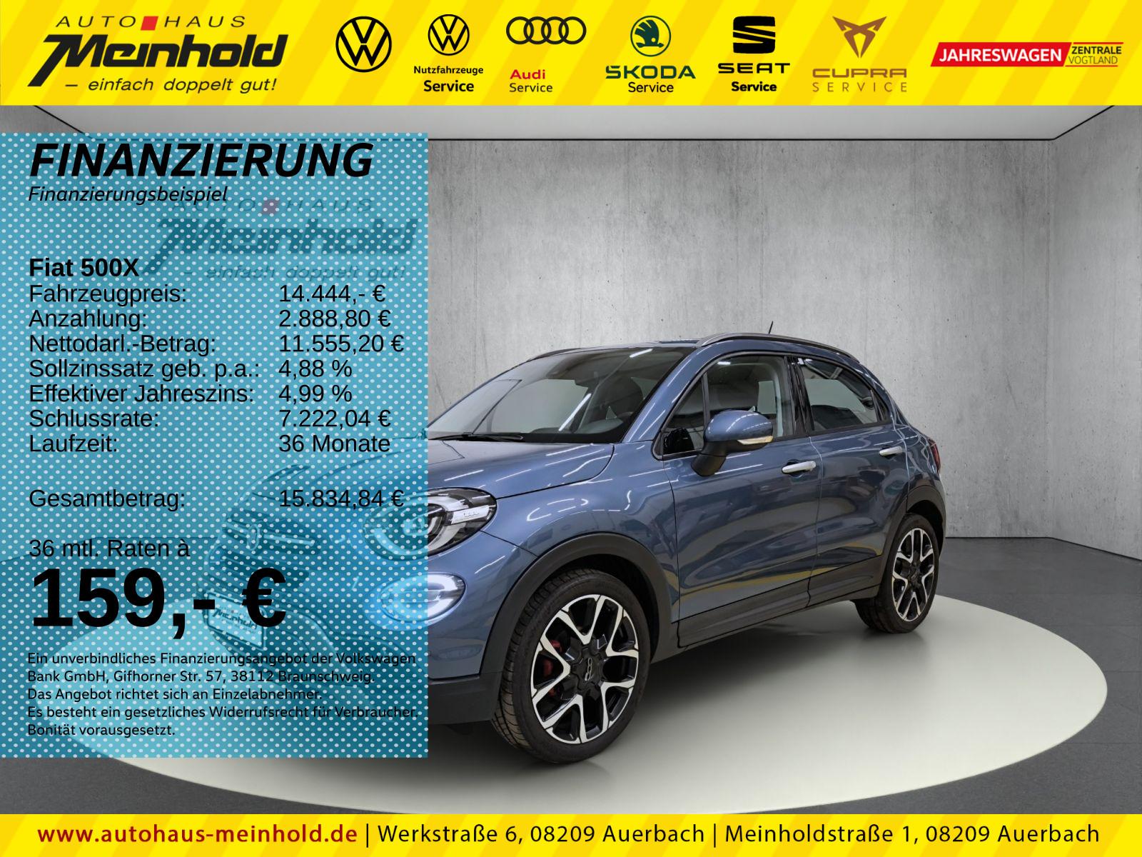 Fiat 500X 1.0 GSE Cross, GRA, Kamera, Alu, Apple Car
