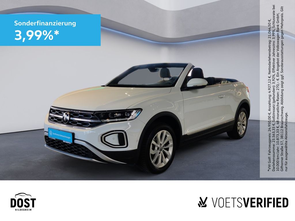 Volkswagen T-Roc Cabriolet Style  1.0 TSI KAMERA+NAVI+SHZ