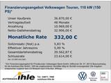 Volkswagen Touran Highline 1,5 TSI DSG R-FAHRKAMERA+MASSAGE - Volkswagen Touran mit Benzin-Antrieb: Blau, Berganfahrassistent