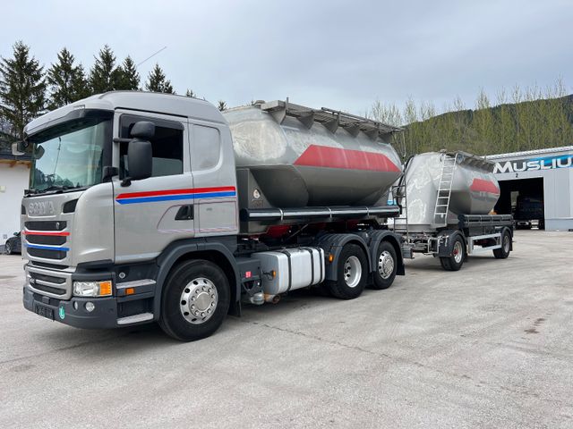 Scania G450 6X2 Retarder  Cement Zement Silo Kompressor