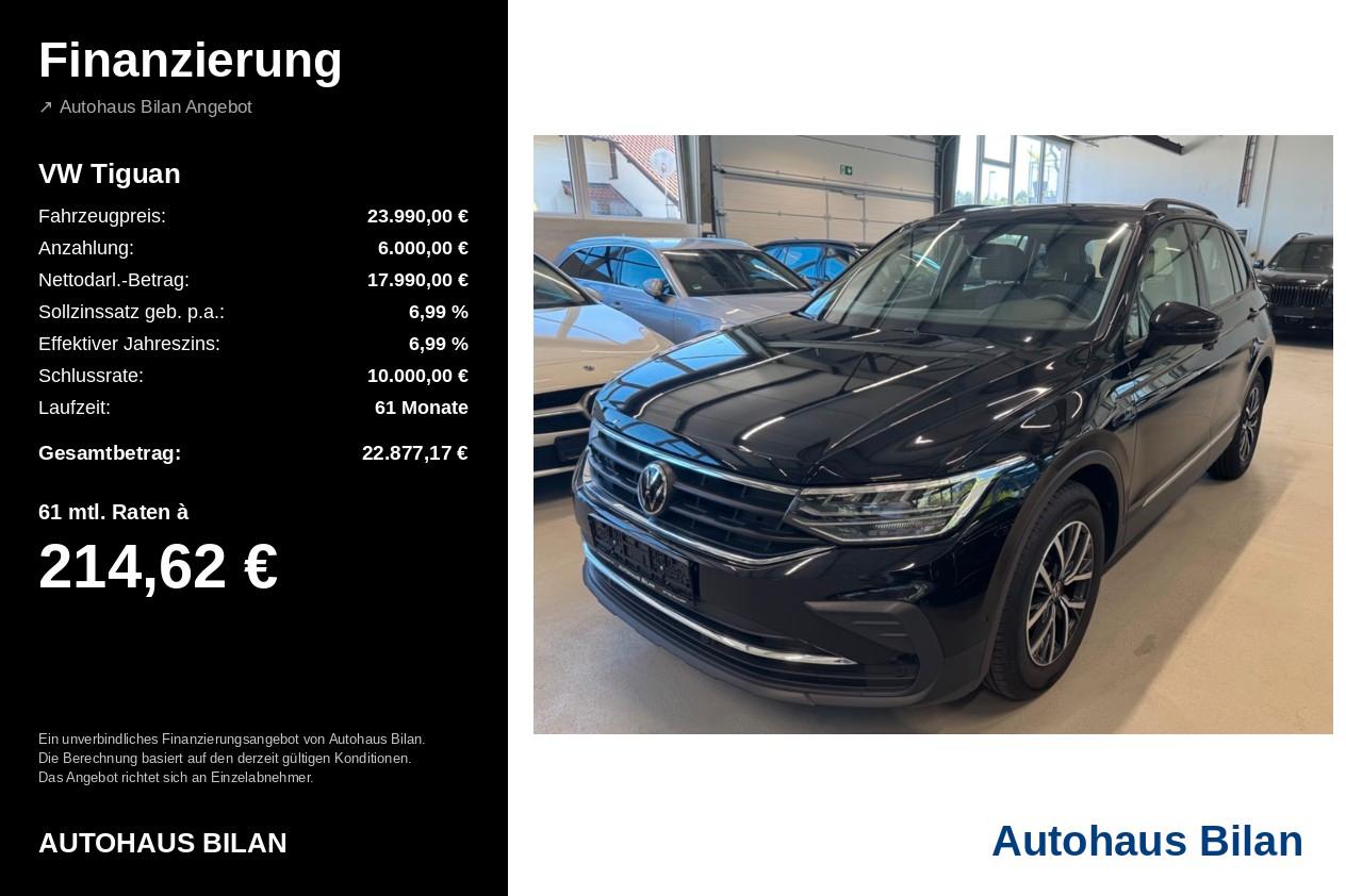 Volkswagen Tiguan Virtual IQ Drive ACC Lane 8fach