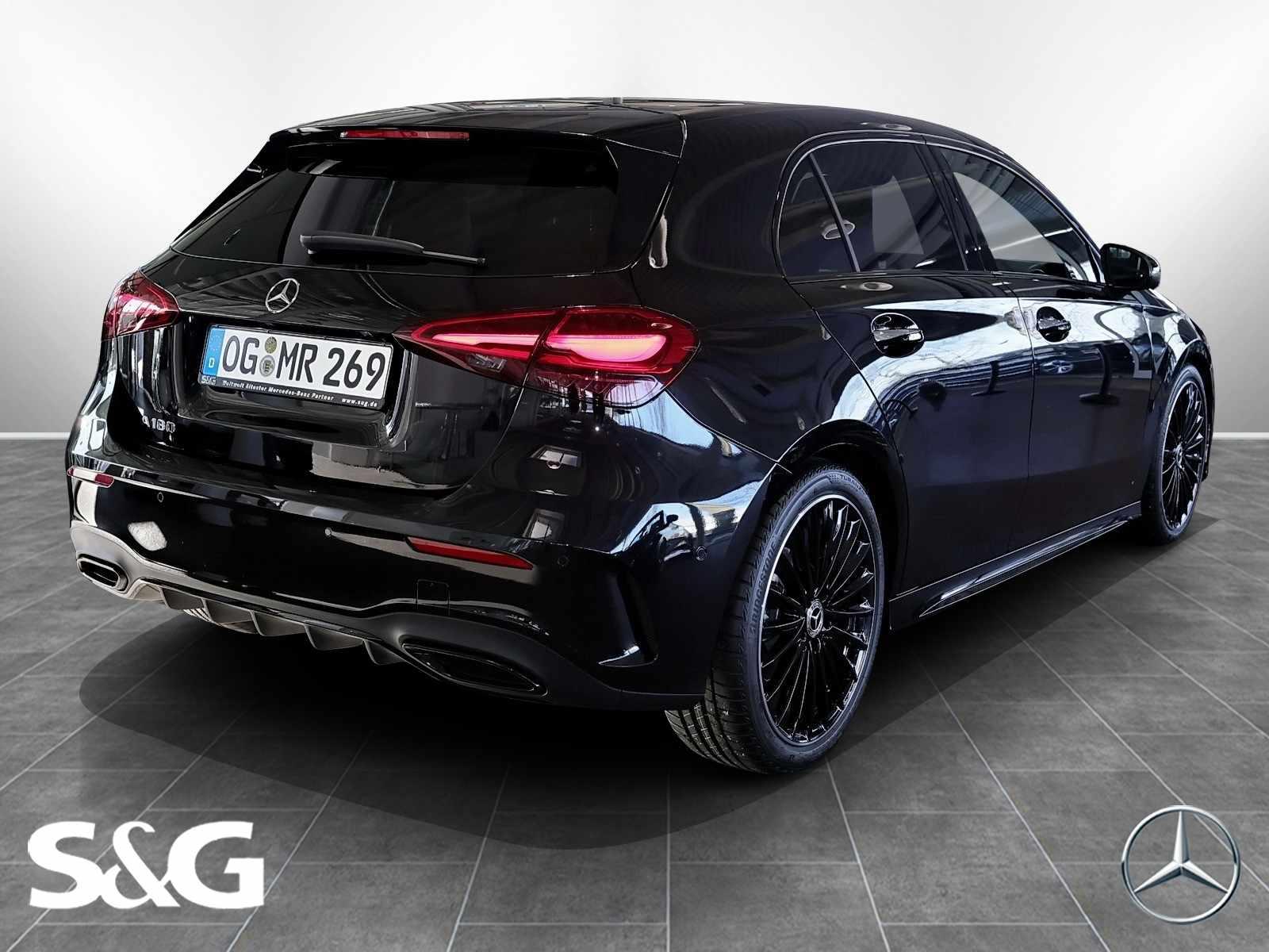 Mercedes-Benz A-Class AMG MBUX+360°+M-LED+Pano+Night+Totwink+DAB, миниатюра 2