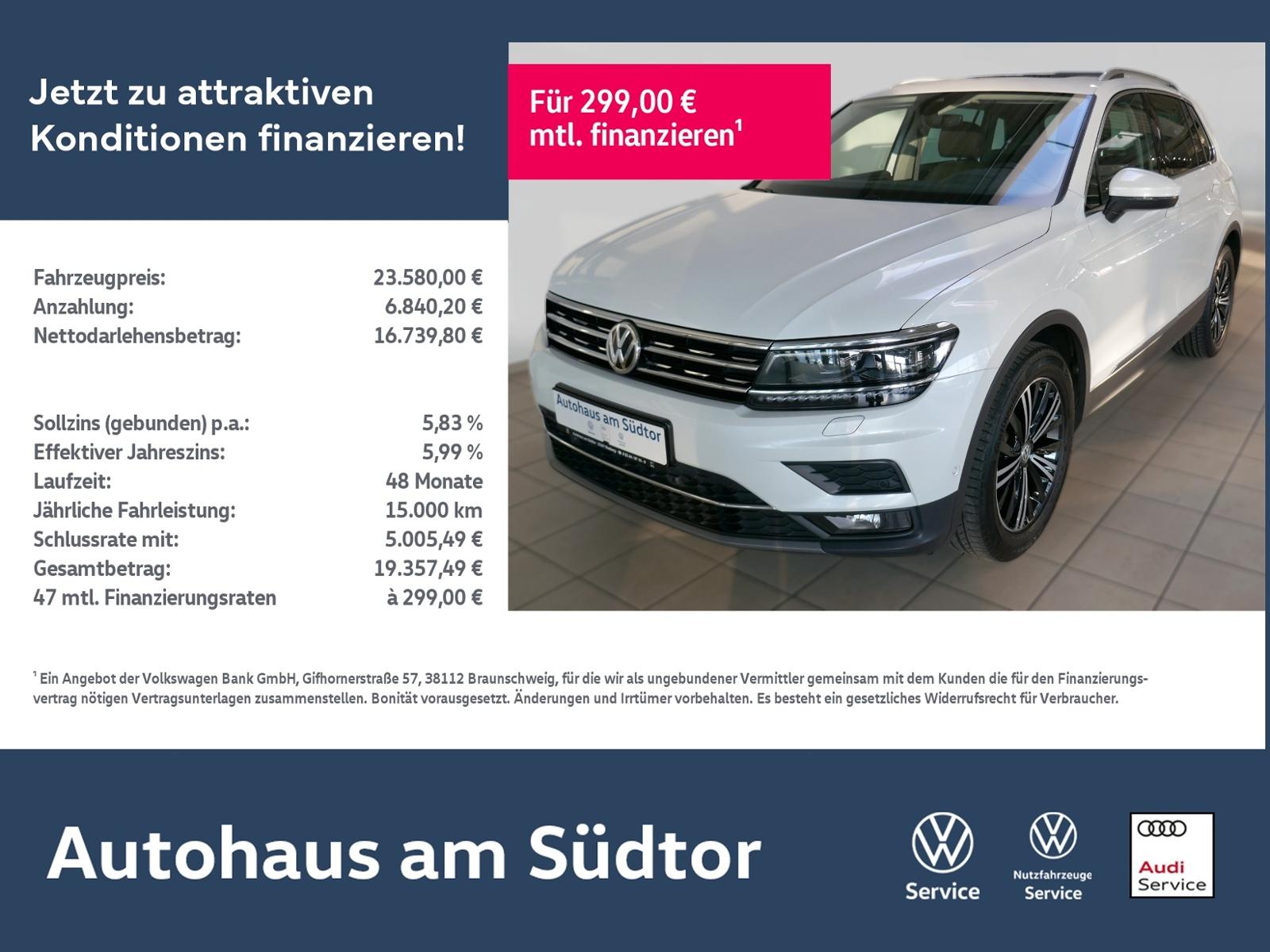 Volkswagen Tiguan Highline 1.5 TSI DSG | LED AHK RFK ACC