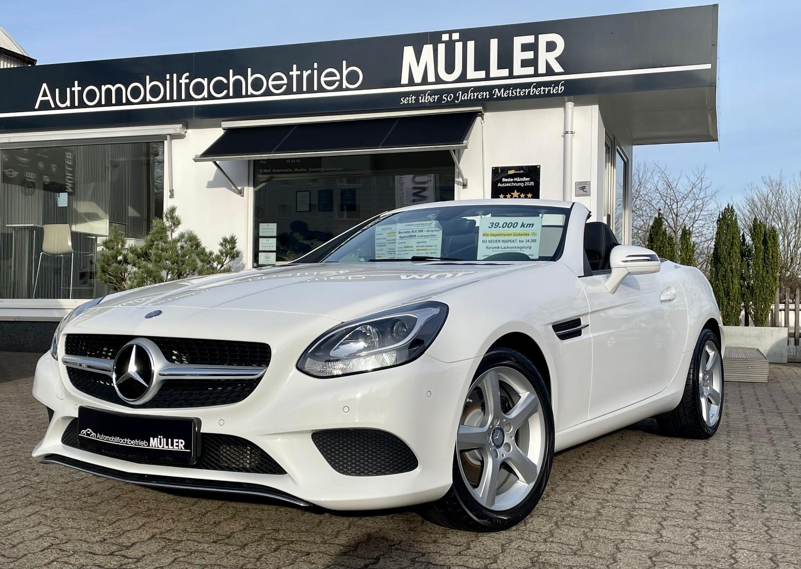 Mercedes-Benz SLC 200 LEDER+NAVI+Panorama+AIRSCARF+TRAUMZUST !