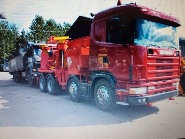 Scania P 124/420 8x4 Spezial Neuaufbau WRECKER KRAN