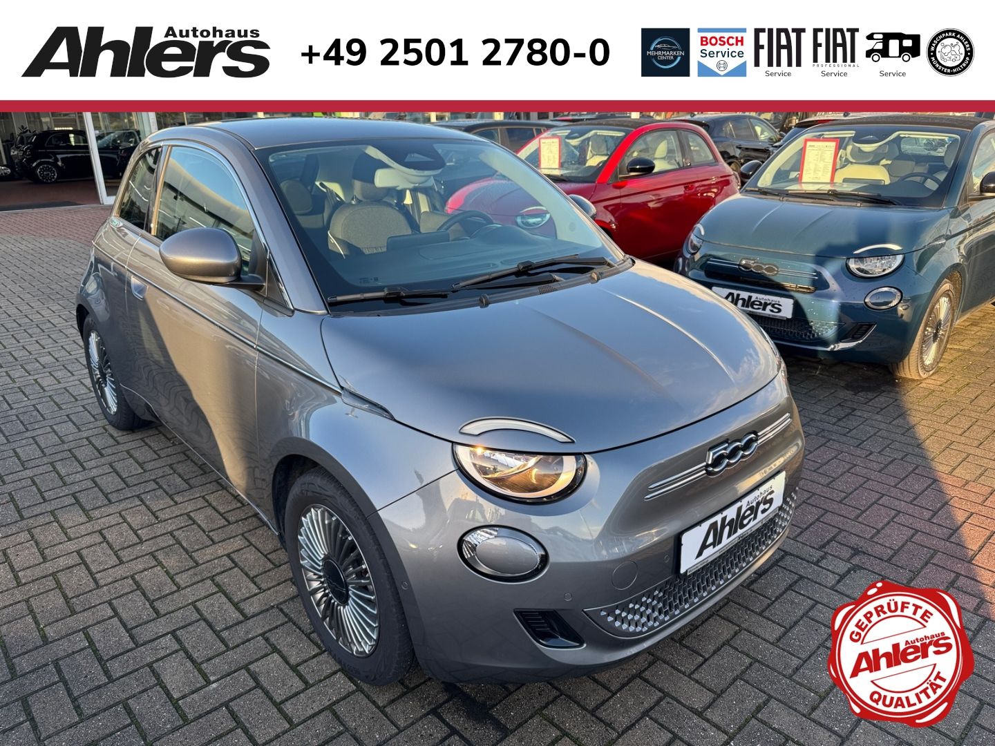 Fiat 500e +KAMERA+SITZHEIZUNG+CARPLAY+TOTWINKEL+PDC+K