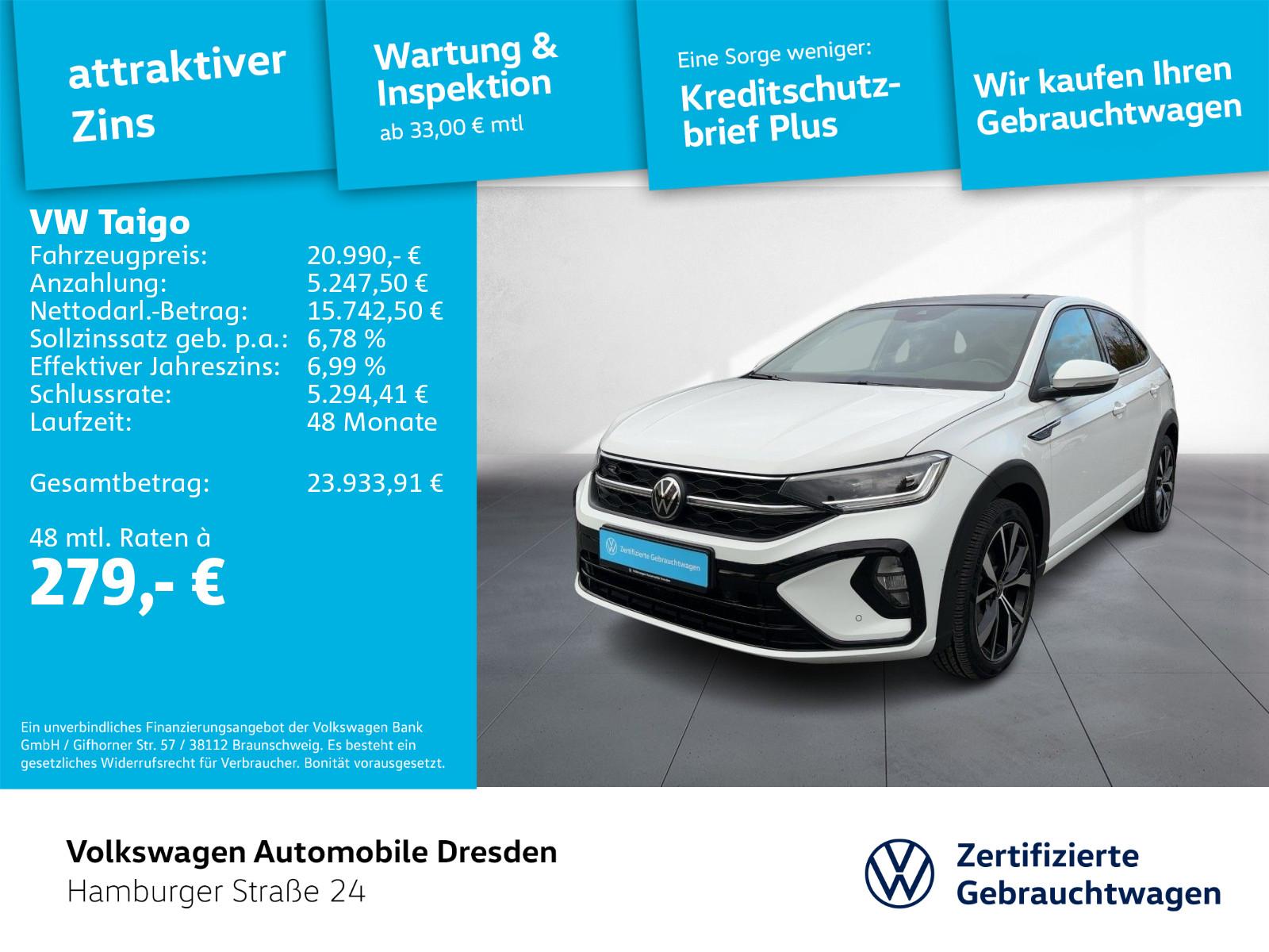 Volkswagen Taigo R-Line 1.5 TSI KAMERA IQ.LIGHT SIDE BEATS