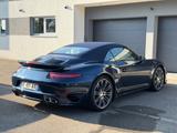 Porsche 911 991 Turbo Cabrio Dunkelblaumetal Approved 27 - blaue Porsche 991