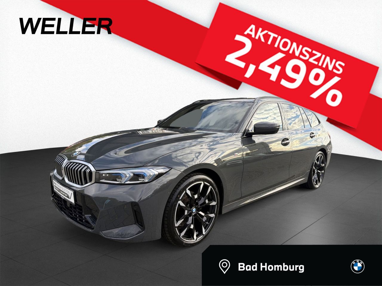 BMW 320d xD T M SPORT AdLED St+Go Pano AHK Leas399.-