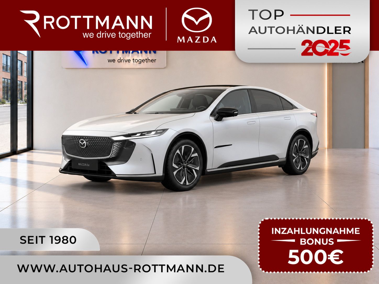 Mazda 6e 2027 EV 78kW 560km Takumi Sony/Panorama/360°K