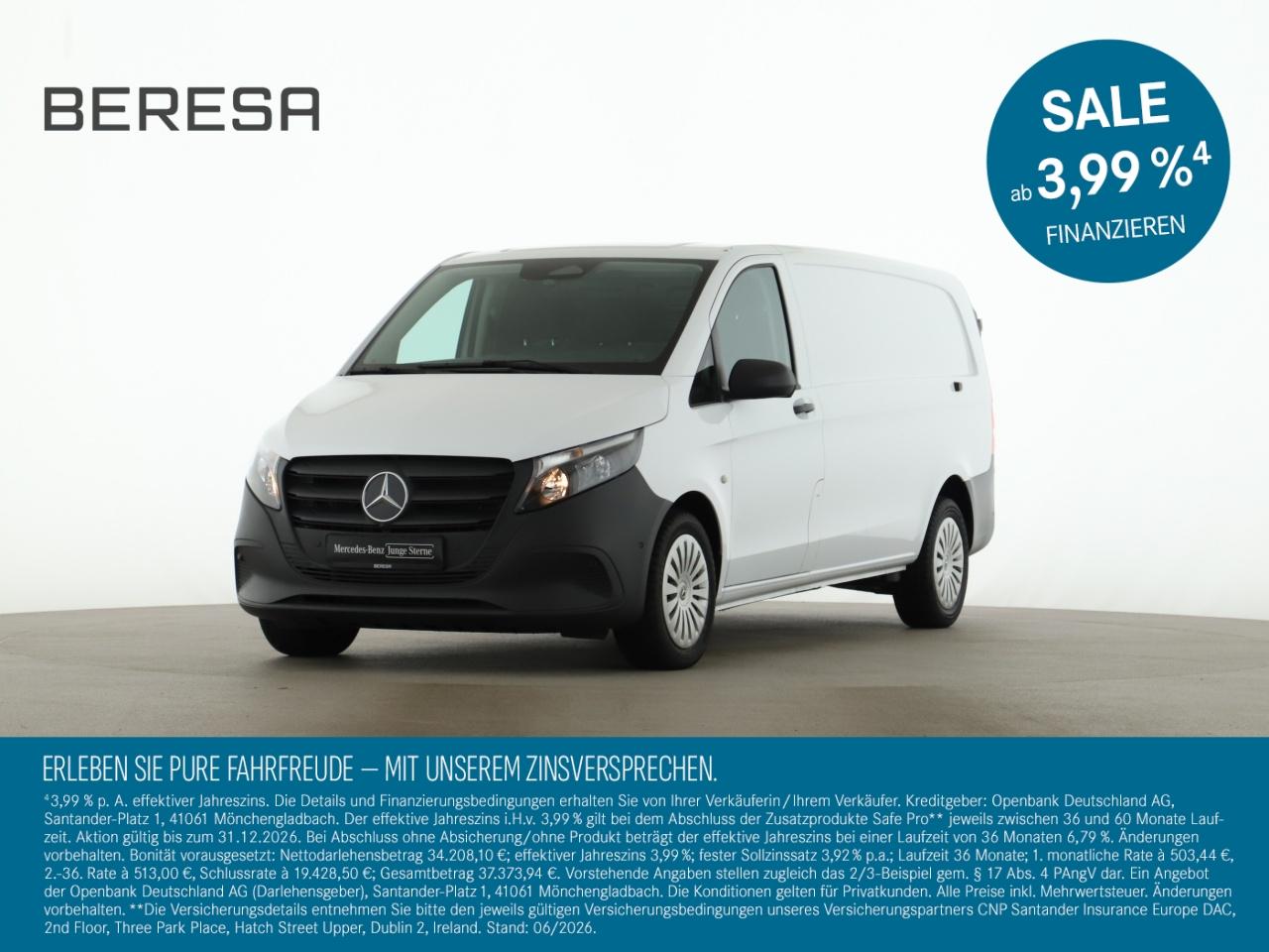 Mercedes-Benz Vito 116 CDI Kasten Extralang Pro Kamera Navi