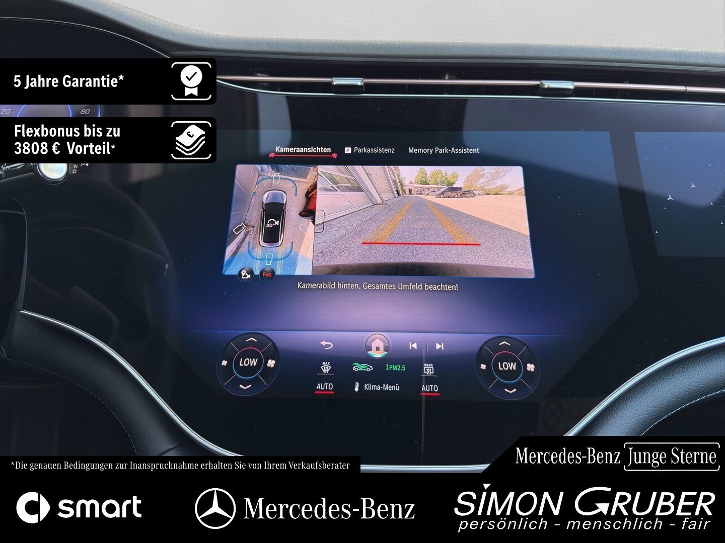 Fahrzeugabbildung Mercedes-Benz EQE 500 4M AMG Premium+ Nappa Hyper Pano Md 2025