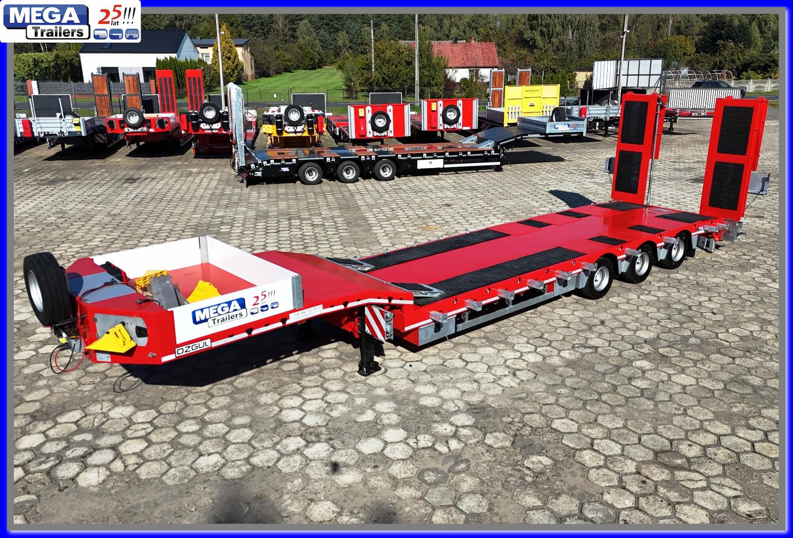 MEGA 3 axl Low-lader DMC 58T, Hydr. Ramps PTO READY !