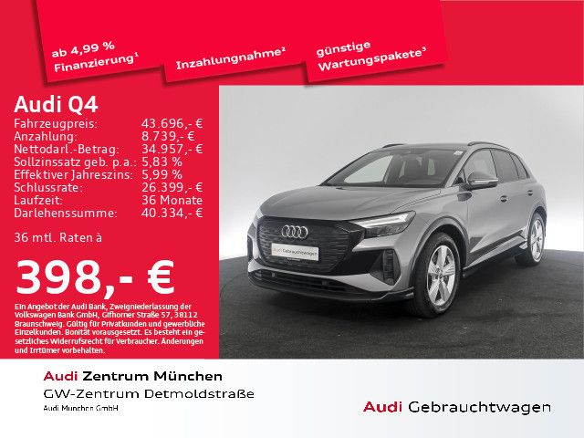 Audi Q4 50 e-tron qu. S line AHK/Virtual/Navi+