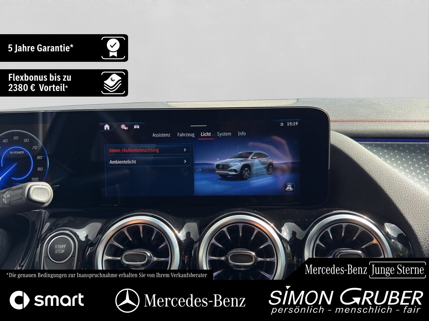 Fahrzeugabbildung Mercedes-Benz EQA 250 + AMG Line Totwinkel Kamera LED EasyPack