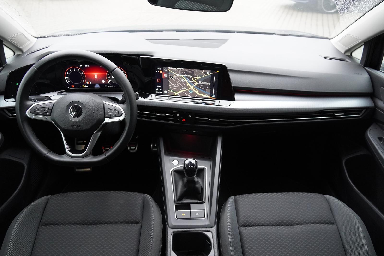 Volkswagen Golf VIII 1.0 Active LED Navi PDC Spurhalte DAB, миниатюра 12