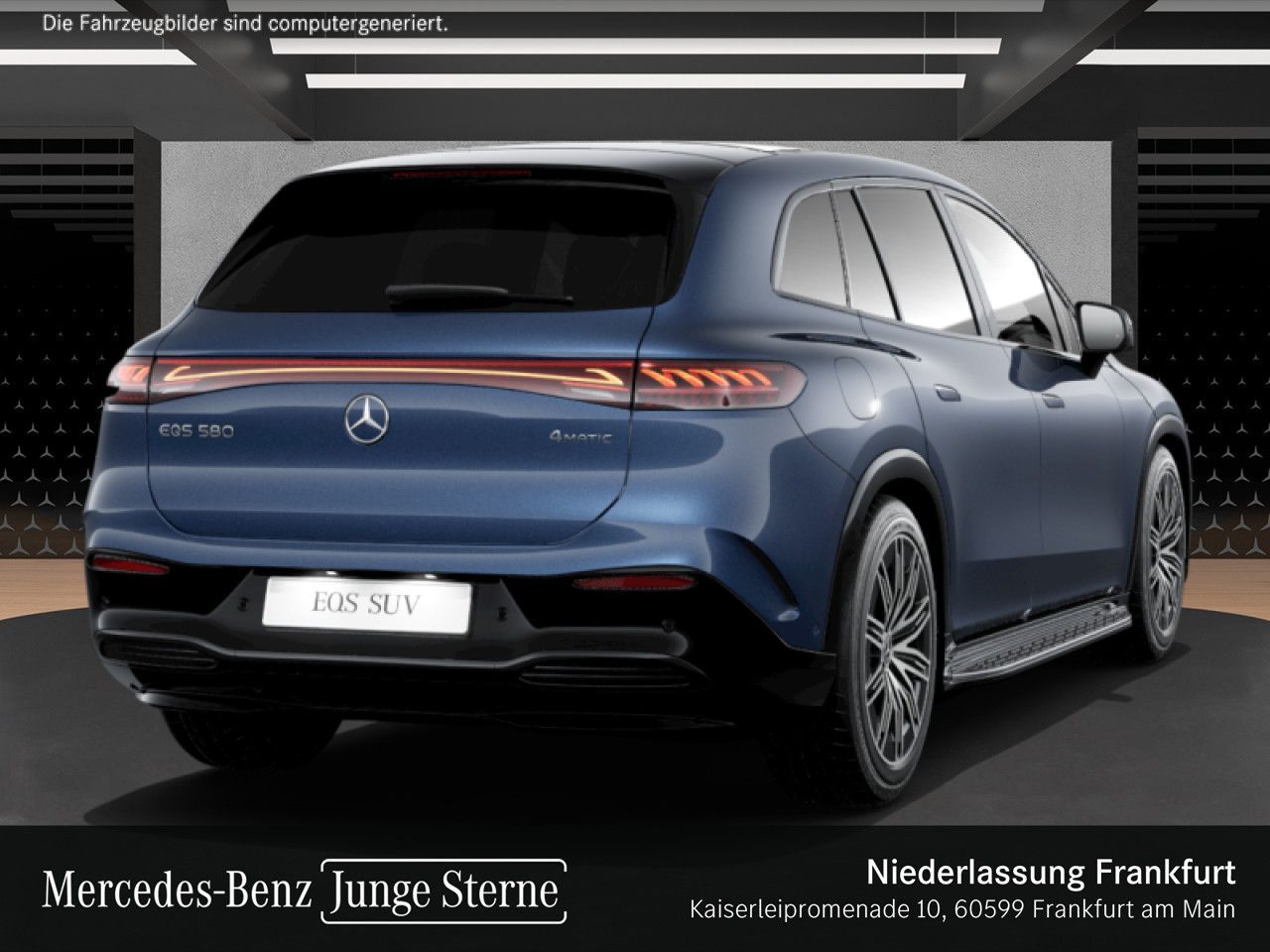 Mercedes-Benz EQS 580 4M SUV AMG NIGHT 21 PREM PANO BURM HuD foto 5
