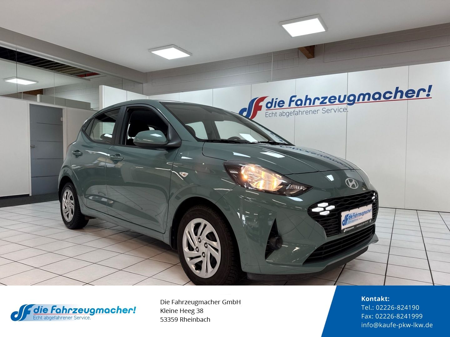 Fahrzeugabbildung Hyundai i10 Trend Navi Apple CarPlay Android Auto Musiks