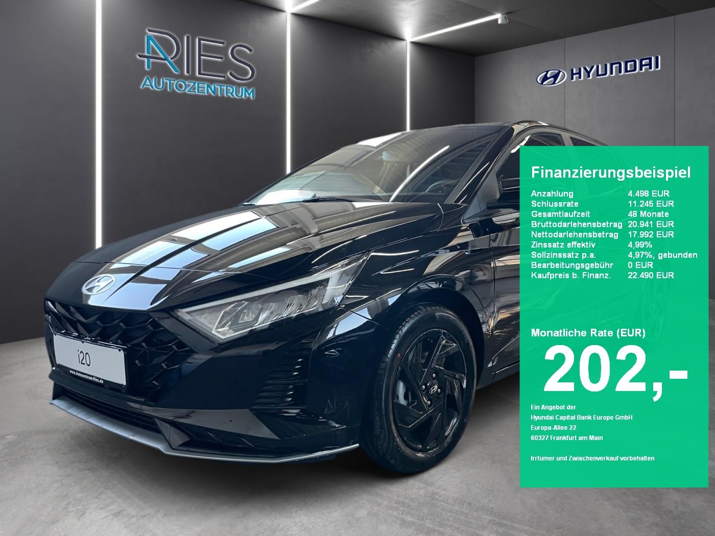 Hyundai i20 FL 1.0 T-GDI Blackline LED*Navi*SHZ*SoundSys