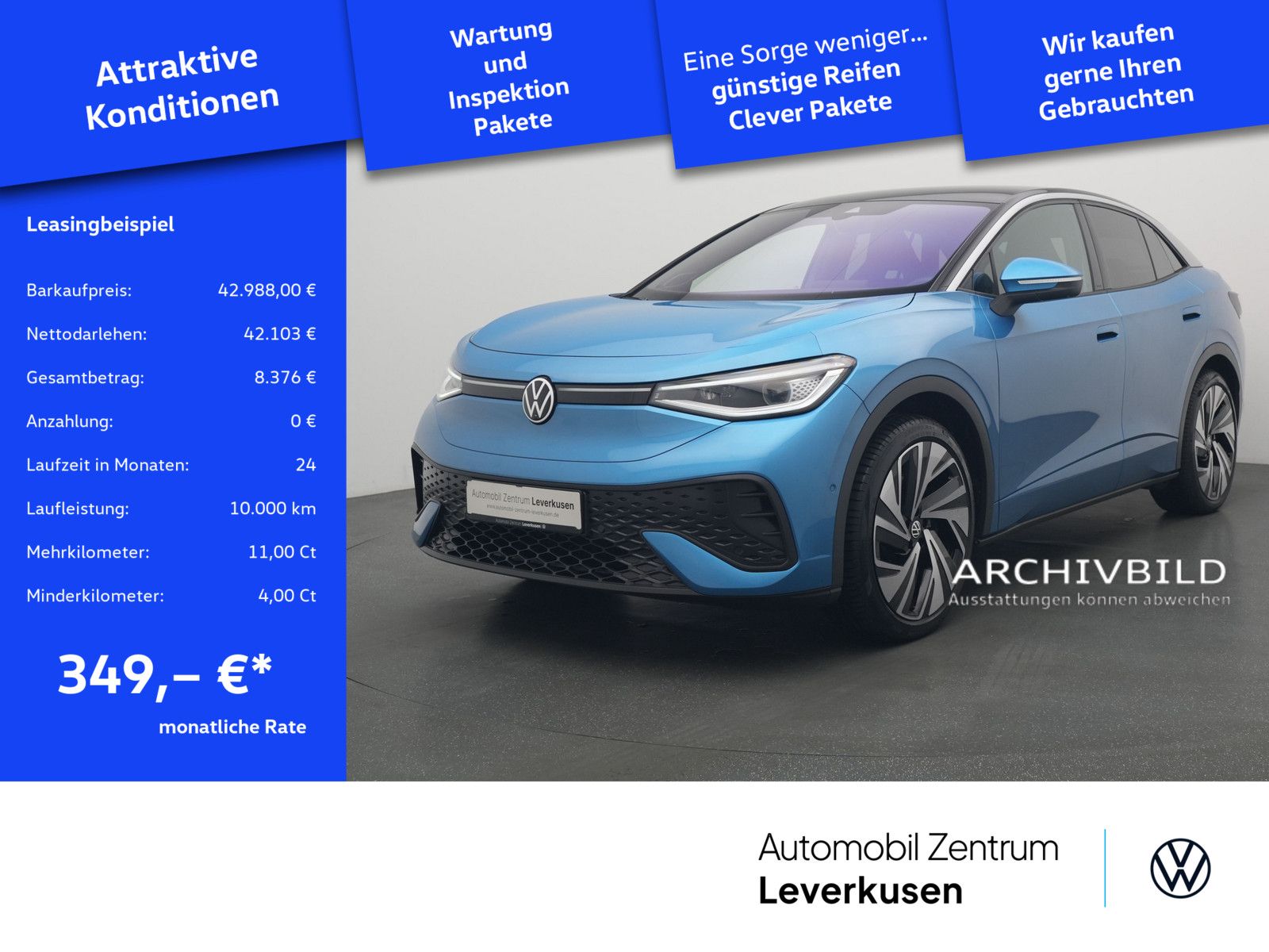 Volkswagen ID.5 Pro 77KWH PANO MATRIX H/K AHK ACC LEDER HUD