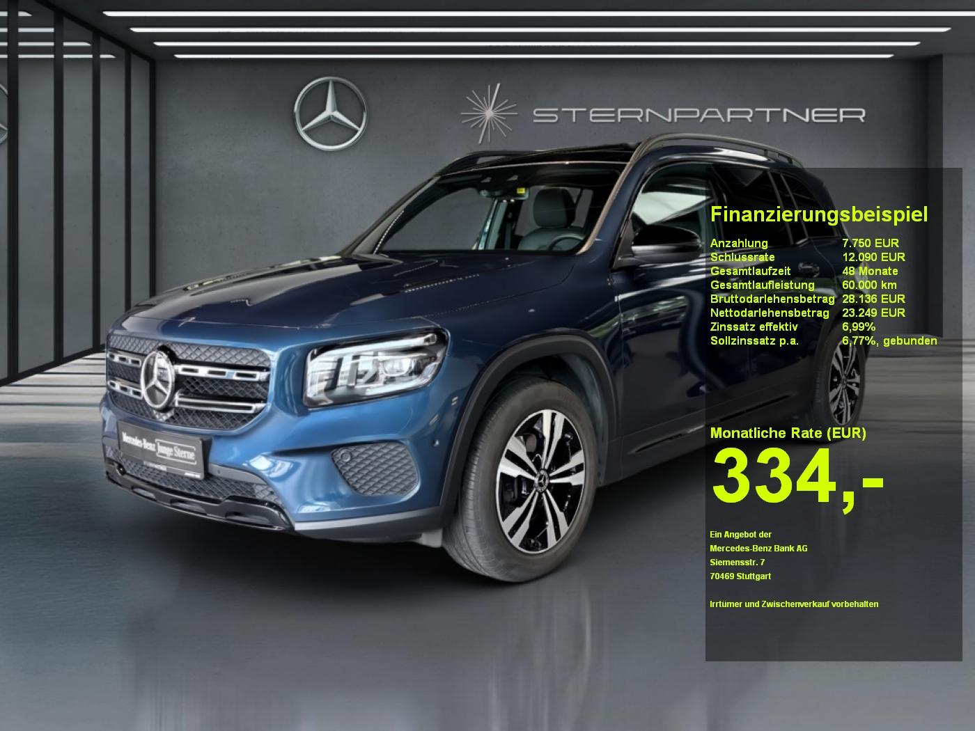 Mercedes-Benz GLB 200 Progressive, Night, Pano, Ad.Sound, RFK