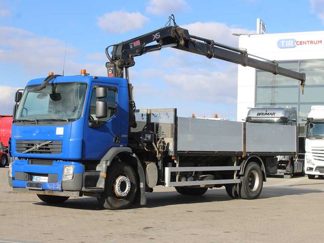 Volvo FE 260, EURO 5, CRANE HIAB 166 E-3 DUO, BEACONS