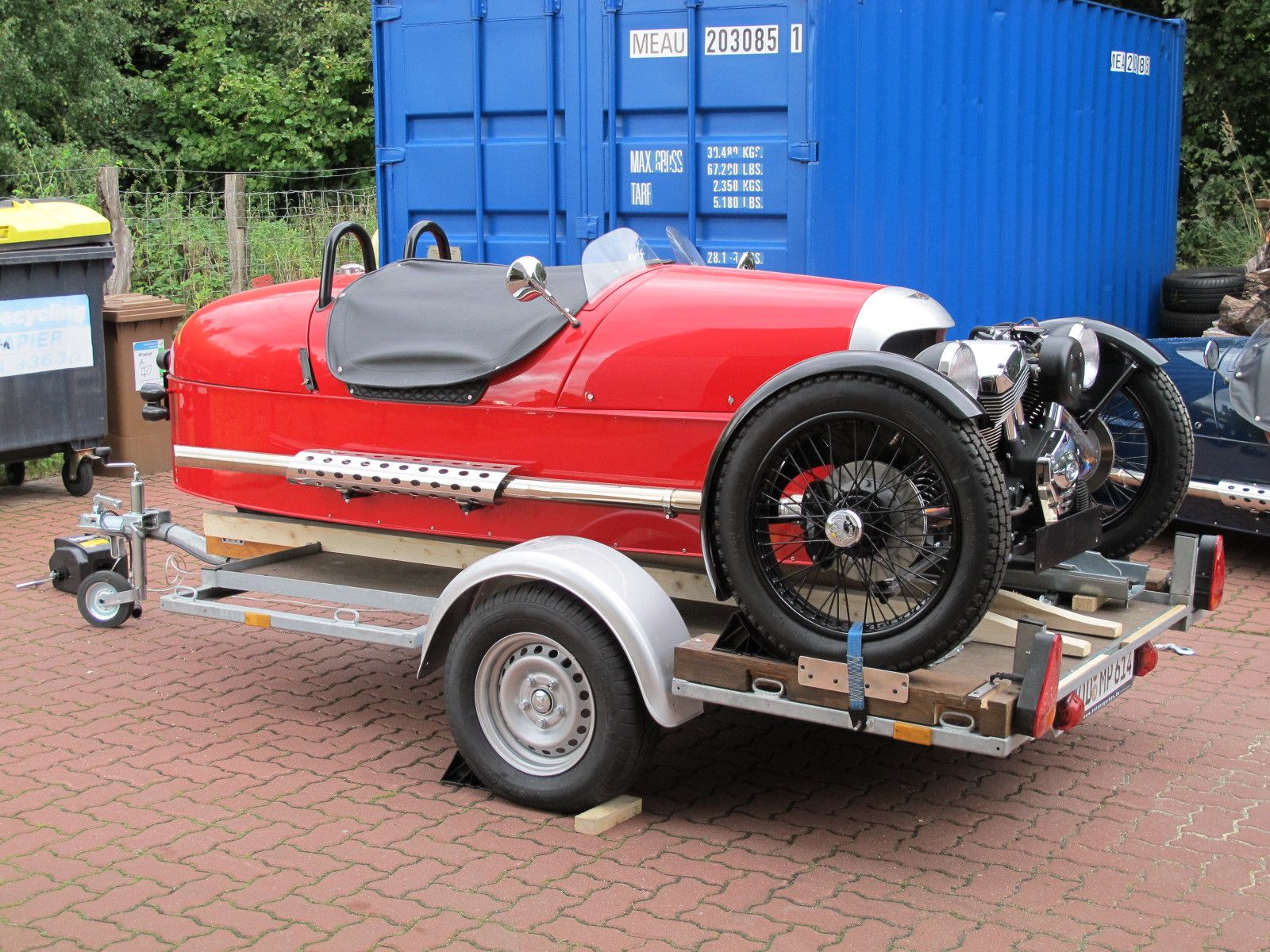 Fahrzeugabbildung Morgan 3 Wheeler Langversion bis 1,98m 1 von10 weltweit