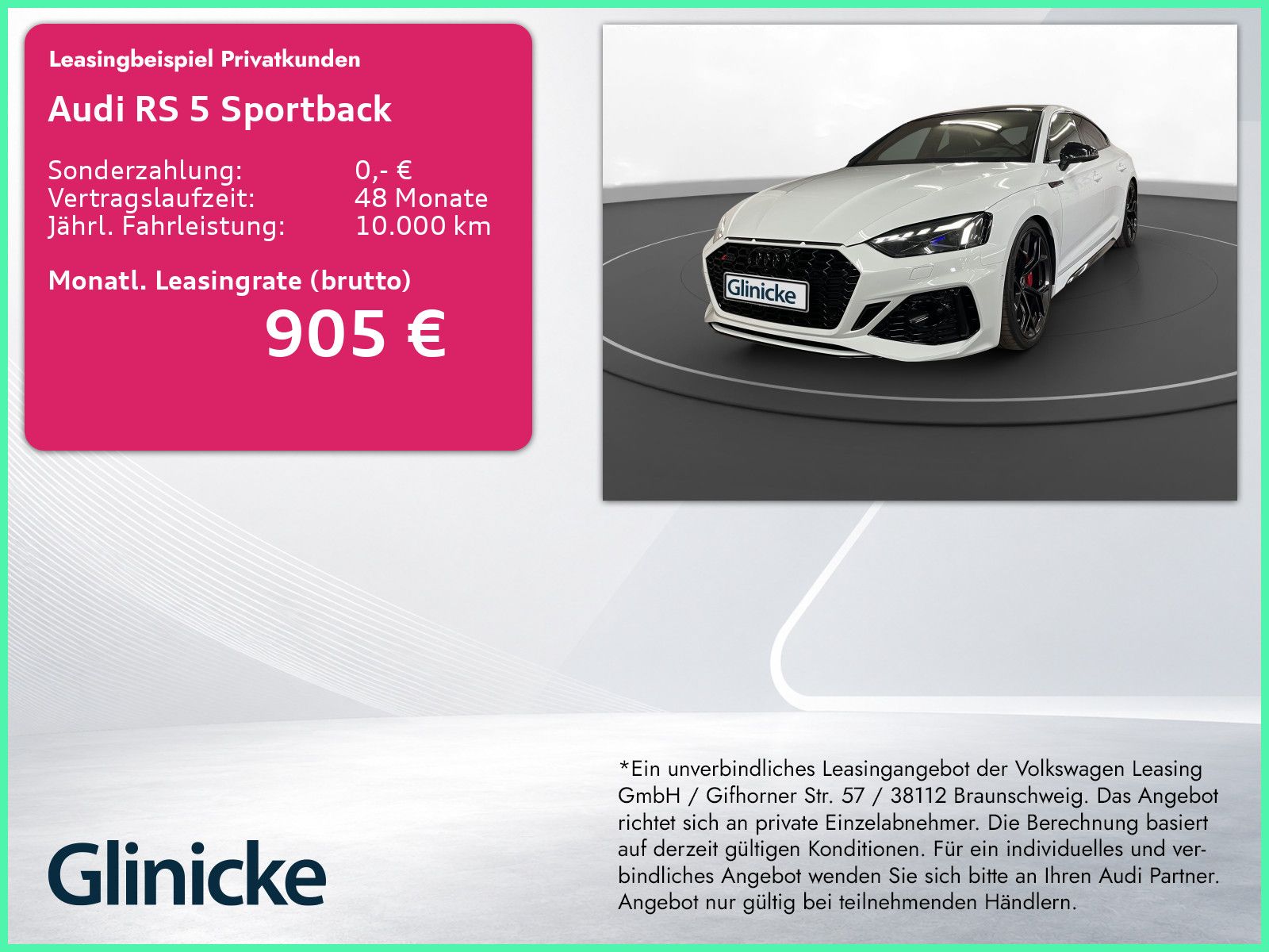 Audi RS5 Sportback comp. plus RS-Abgas Pano LM 20" 36