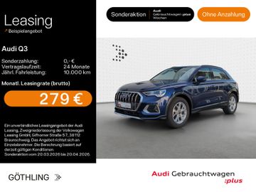 Audi Leasingangebot: Audi Q3 35 TFSI advanced S tro*LED*Virtual*Navi+*Teil