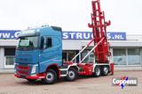 Volvo FH 460 Hooklift 8x2 Velsycon Combilift Silostell - Motorradanhänger