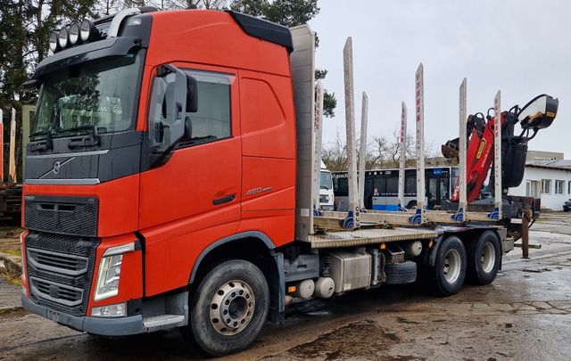 Volvo FH 460 6x4 Kurzholz Palfinger M120Z und Greifer