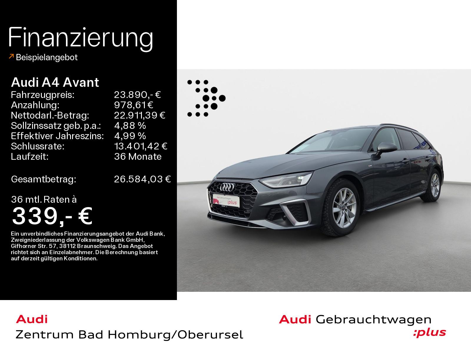 Audi A4 Avant  40 TDI S line*Navi*Alu*AHK*PDC*Audi Co