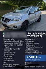 Renault . Renault Koleos 2.0 dCi | 2012 | 200.000 ... - gebrauchte Renault Koleos aus dem Jahr 2012
