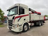 Scania R500 Baustoff /2-Seiten-Kipper/Kran Fassi 215 - Scania R 500